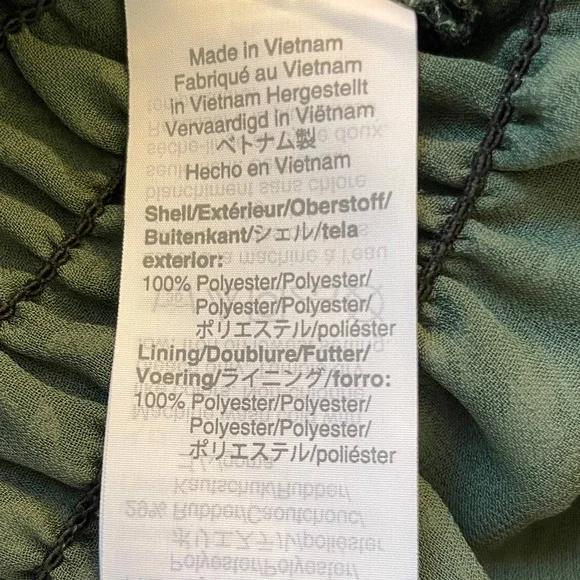 Madewell Floral Georgette Top in Forest Leaves - Picture 14 of 14